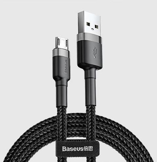 Изображение Baseus, CAMKLF-BG1 Laidas Micro USB,   2,4A, 1metras                                                                                                  