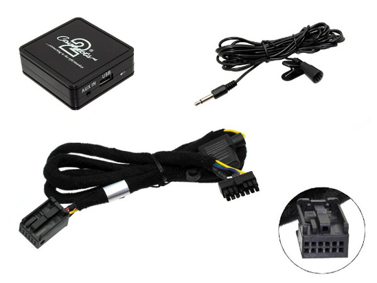 Vaizdas CTAPGBT011 automobilinis USB/BT adapteris Peugeot                                                                                                     