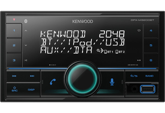 Picture of Kenwood, DPX-M3200BT 2-DIN USB MP3 magnetola su AUX                                                                                                   