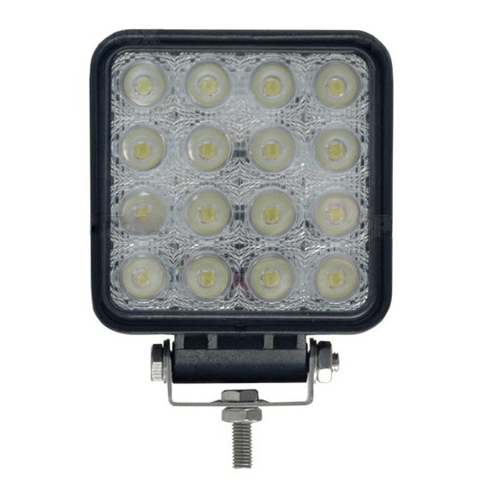 Picture of LED zibintas, kvadratinis 48W, 16x3W flood                                                                                                            