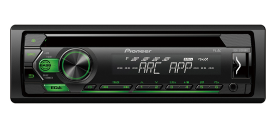 Изображение Pioneer, DEH-S120UBG CD RDS magnetola su USB, Aux iejimu, FLAC                                                                                        