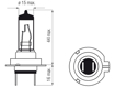 Изображение Bosma lempute H7, 12V, 55W                                                                                                                            