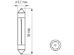 Изображение Bosma lempute SV6, 5W 6X36                                                                                                                            