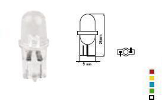 Vaizdas Bosma lemputė T10, balta, šviesos diodai                                                                                                              