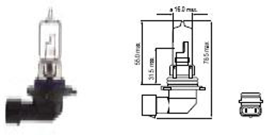 Изображение Bosma lempute HB3, 65W                                                                                                                                