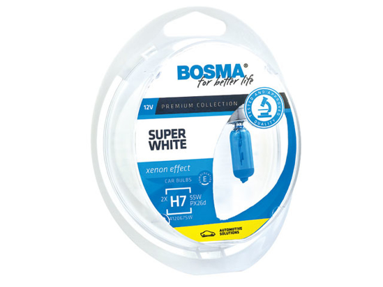 Изображение Bosma lempute H7, PX26d, 55W, baltos                                                                                                                  