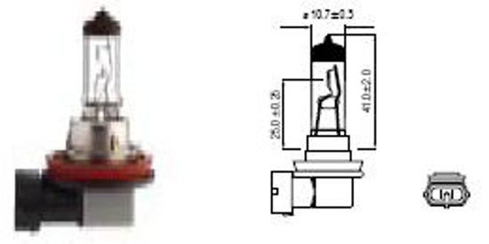 Picture of Bosma lempute H11, 55W                                                                                                                                