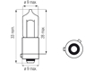 Изображение Bosma lempute BA15s, 10W, halogen                                                                                                                     