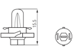 Picture of Bosma lempute B8.4D, 1.8W                                                                                                                             