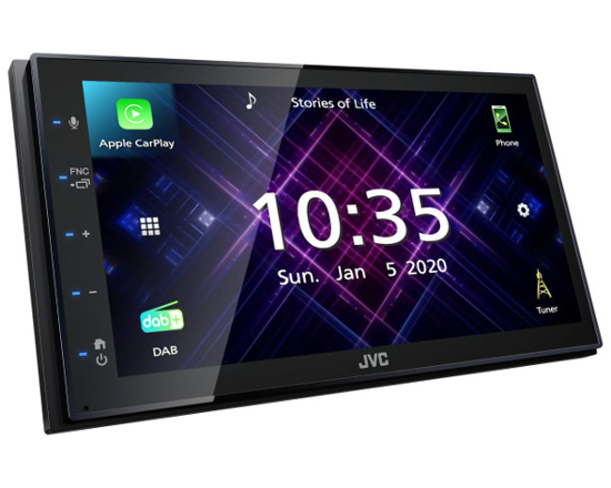 Picture of JVC, KW-M565DBT 2-DIN AV grotuvas su 6.8" ekranu, Bluetooth                                                                                           