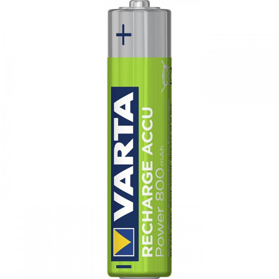 Изображение VARTA, 800mAh 1.2V,HR03 / AAA, ikraunamos baterijos, 1vnt                                                                                             