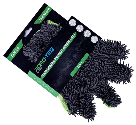 2-in-1 mikropluosto detailing pirstine su pirstais – 700 g/m² 28x2   
